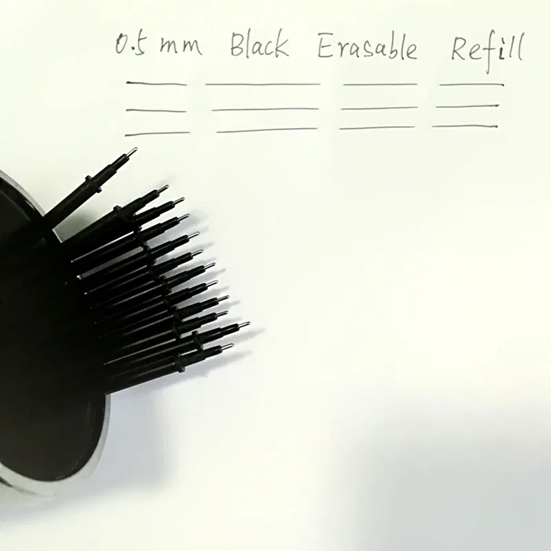 Color: Yellow - Gel Ink Refills and Friction Erasable Gel Pens Extra Fine Point 0.5 mm Black Red Blue Ink