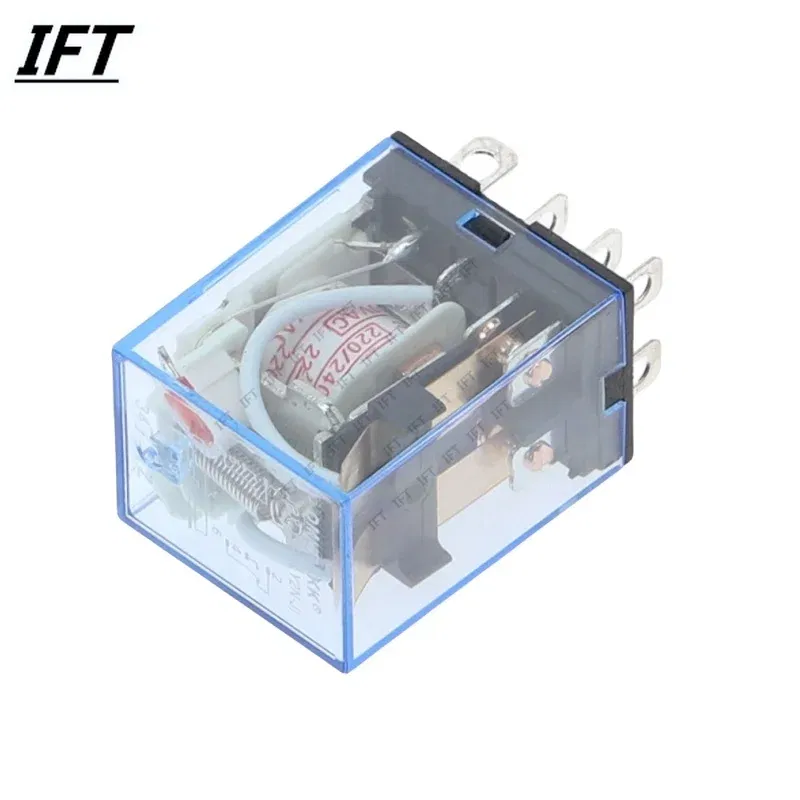 Size: XL - 1Pc LY2NJ HH62P HHC68A-2Z Electronic Micro Mini Electromagnetic Relay 10A 8PIN Coil DPDT DC12V,24V AC110V 220V Hot