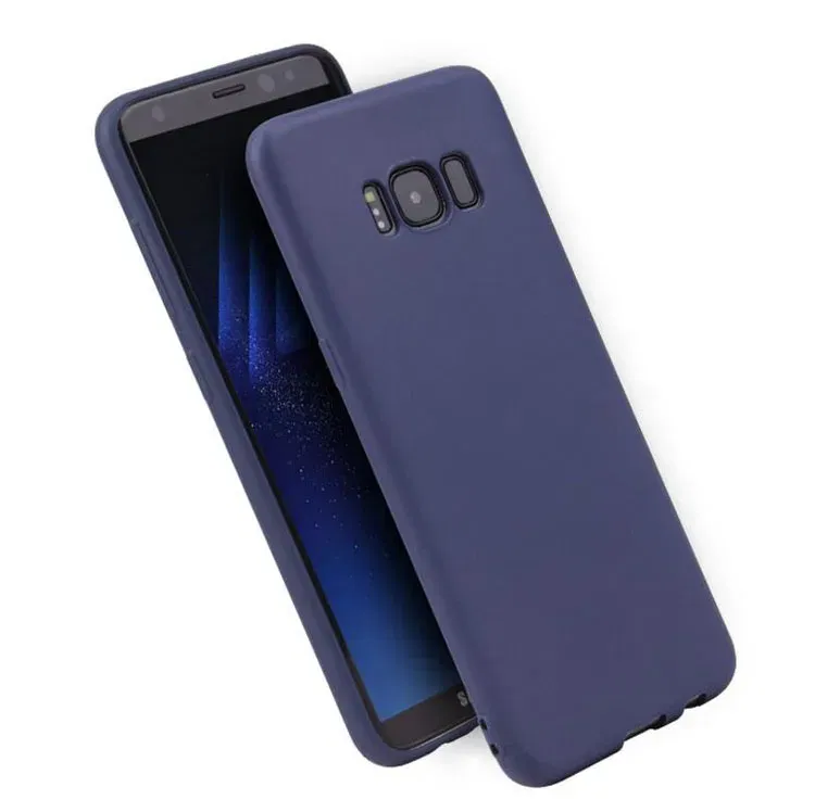 Color: Red, Material: PP - Case For Samsung Galaxy S8 S9 S10 S20 Ultra A6 A7 A8 A9 2018 S20 Plus A10 A20 A30 A50 A70 Matte Silicone Soft TPU Cover case