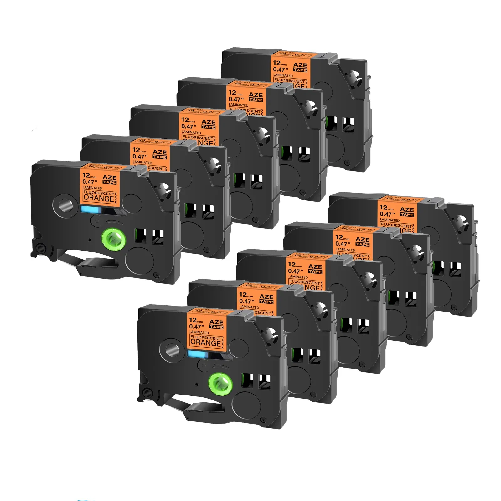 Color: C, Width: 18mm - Greencycle 10PK TZe 231 Label cassettes Compatible for Brother Ptouch Printer Black on white Label tape 6mm 9mm 12mm 18mm 24mm