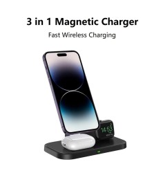 3 in 1 Magnetic Wireless Charger for Apple