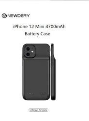 iPhone 12 Mini battery Case 4700mAh Newdery