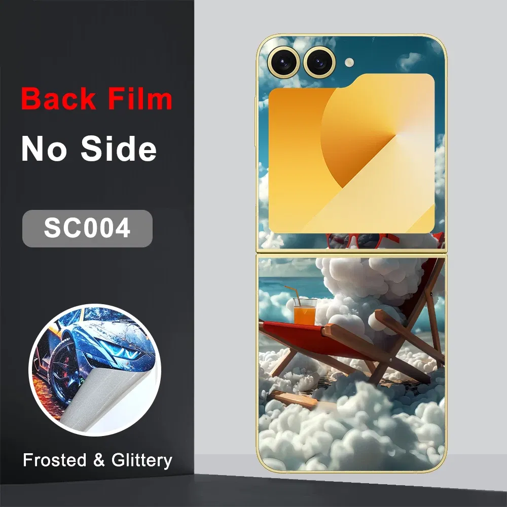 Color: Khaki, Bundle: bundle 18 - CASEKiTTY Skin For Galaxy Z Flip 5 Back Film Samsung Z Flip 6 Sticker Flip 4 3 Protective Decal Wrap Back Cover Screen Protector