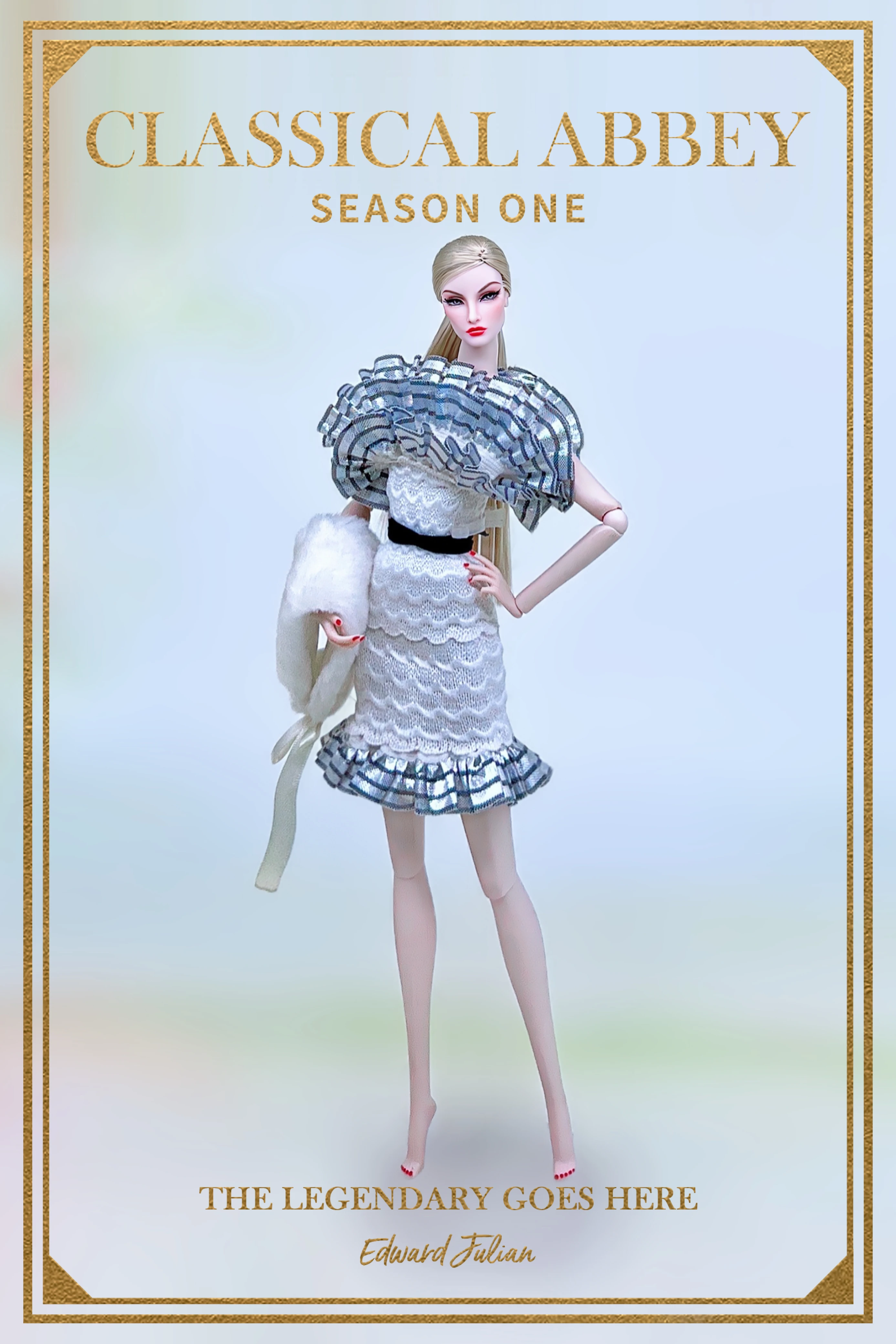 Color: Orange - for denim clothing for barbie