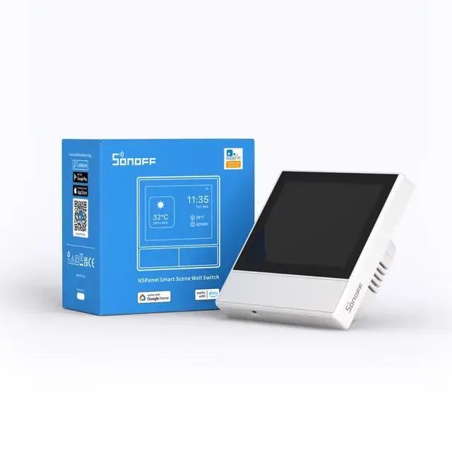 Color: WHITE, Ships From: CHINA - New! NSPanel Pro Smart Home eWeLink Control Panel Smart Scene Wall Switch Home Automation Thermostat VIa Alexa Alice Google