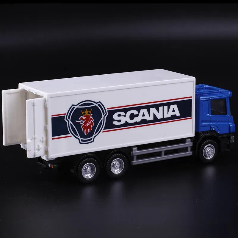 Color: green - Railed/Motor/Car/Bicycles Large Container Transport Truck Simulation Exquisite Diecast & Toy Vehicles RMZ city 1:64 Alloy Model