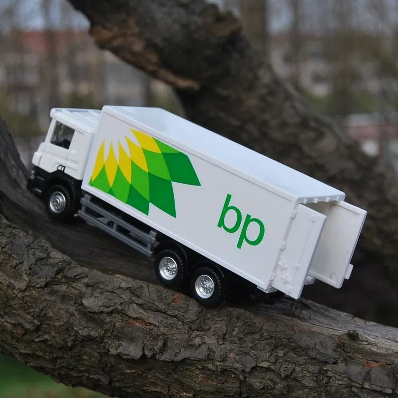 Color: green - Railed/Motor/Car/Bicycles Large Container Transport Truck Simulation Exquisite Diecast & Toy Vehicles RMZ city 1:64 Alloy Model