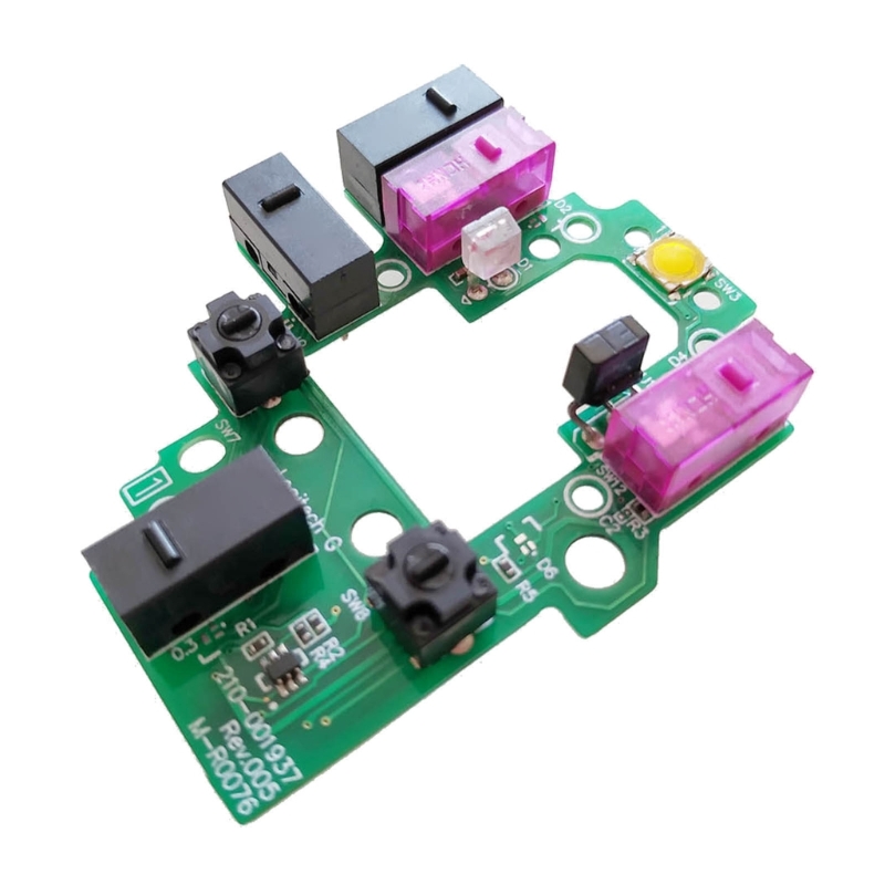 Color: Cyan - for Logitech G502 Lightspeed Wireless Mouse Repair Parts 8.0 Mouse Upper Motherboard Micro Button Key Board 594A