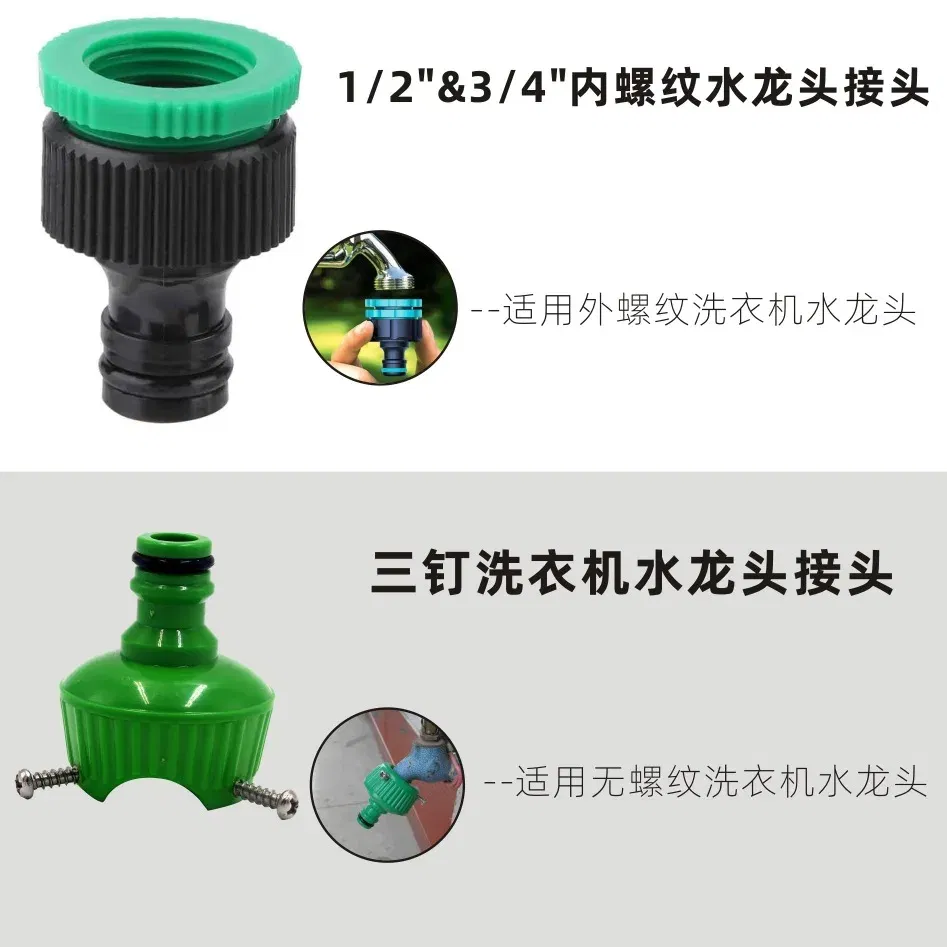 Diameter: 1/2'', Lengh: 75ft - 15M/30M Garden Spring hose Telescopic Water Pipe Car Washing hose Gardening  Retractable Coil Magic Flexible hose spray