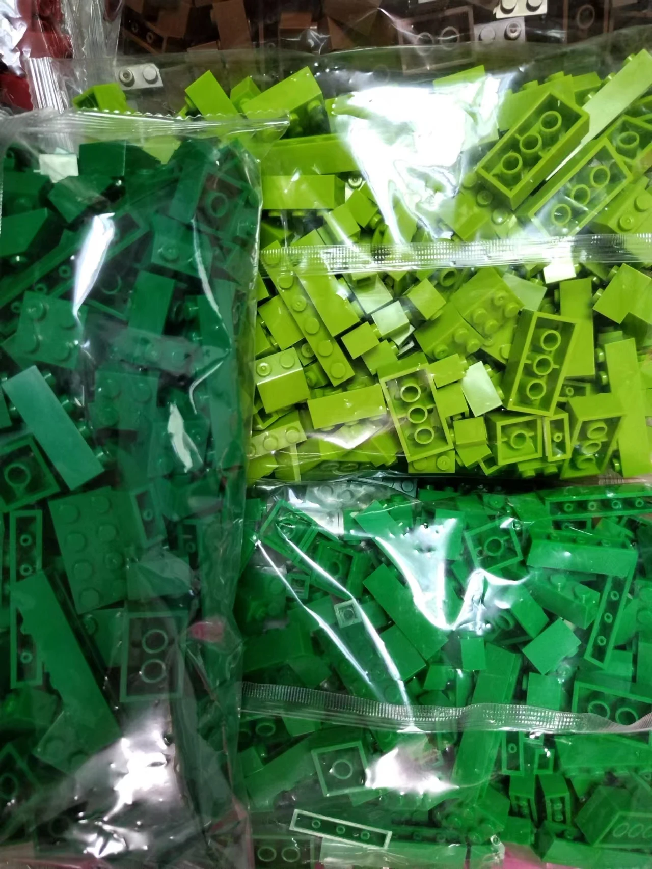 Color: DEEP BLUE - Bulk Building Blocks Large bricks 17 Single colour 260g Free assembly Compatible  LEGO Children's educational creative toys DIY