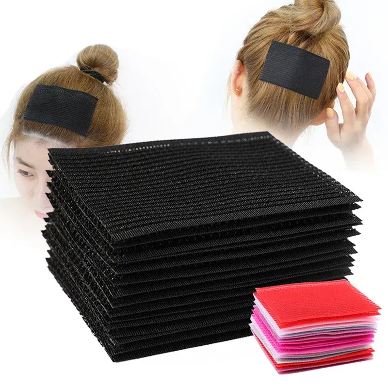 Color: Pink - 6Pcs Barber Acessories Bangs Magic Paste Posts Hair Sticker Clip Gripper Barber Grippers Hair Holder for Hair Styling Cutting