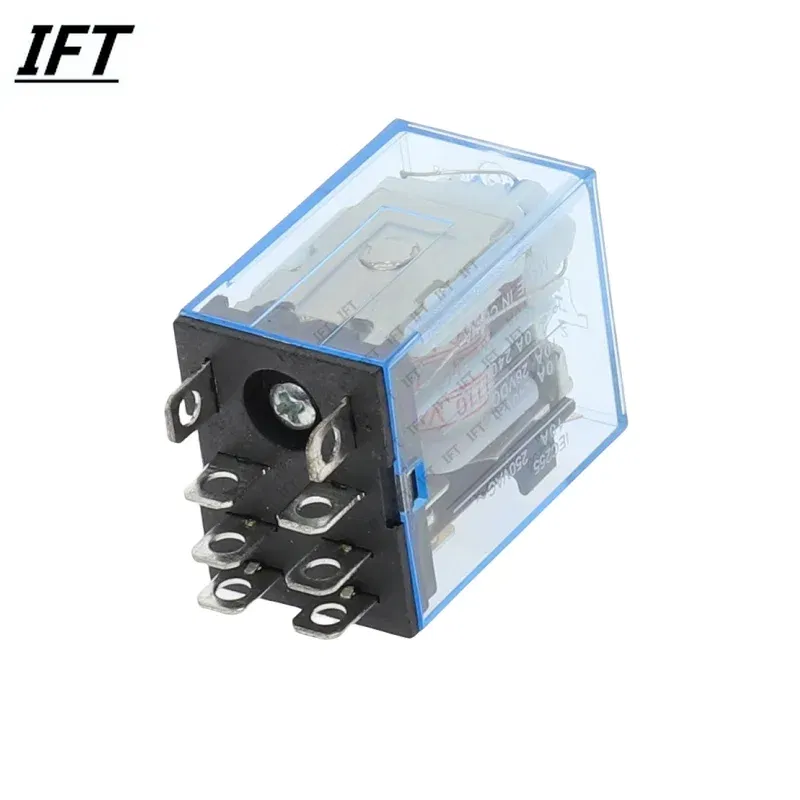 Size: M - 1Pc LY2NJ HH62P HHC68A-2Z Electronic Micro Mini Electromagnetic Relay 10A 8PIN Coil DPDT DC12V,24V AC110V 220V Hot