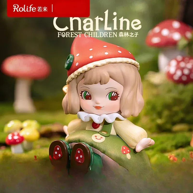 Color: Pink - In Stock Rolife: Xia Lin Forest Children Series Blind Box Building Blocks Trendy Play Assemble Mobile Models Anime Collection