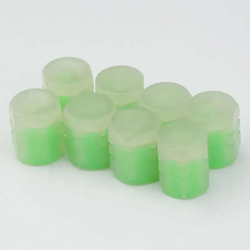 Color: Blue - car Luminous Tire Valve Cap for Citroen C4 C5 C3 Picasso Xsara Berlingo Saxo C2 C1 C4L DS3