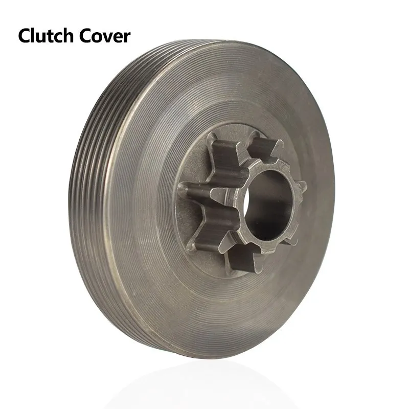 Size: 12 inches - XCAN Clutch Drum+Clutch Cover+Needle Bearing For 4500 5200 5800 45cc 52cc 58cc Chainsaw Replacement Parts