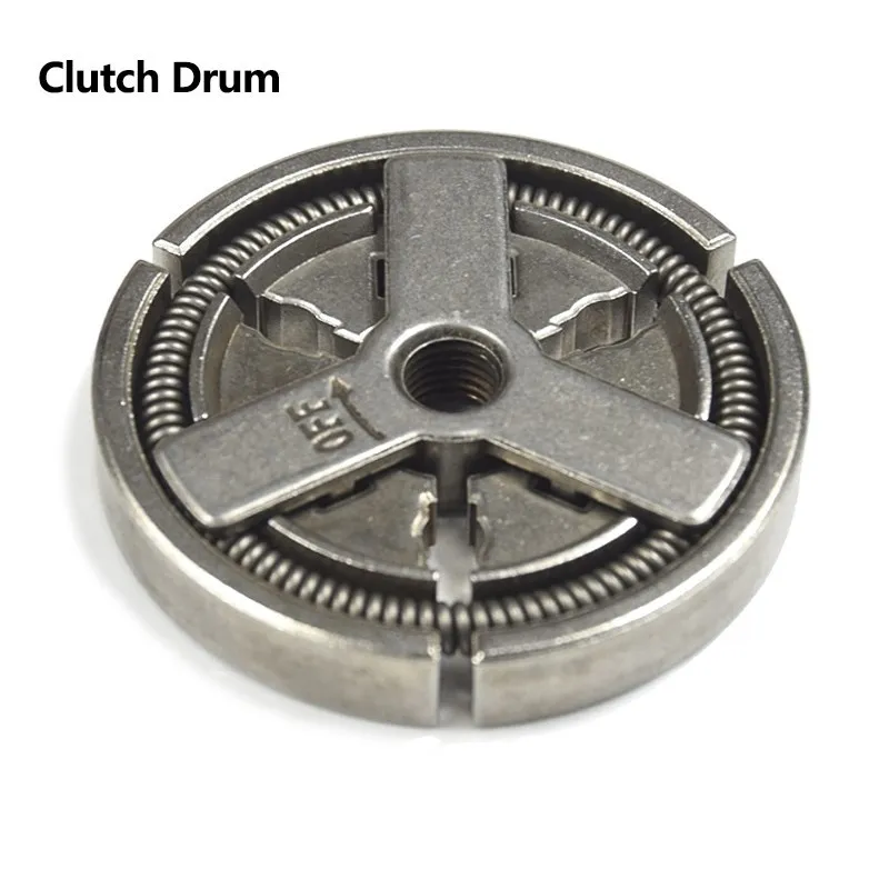 Size: 12 inches - XCAN Clutch Drum+Clutch Cover+Needle Bearing For 4500 5200 5800 45cc 52cc 58cc Chainsaw Replacement Parts