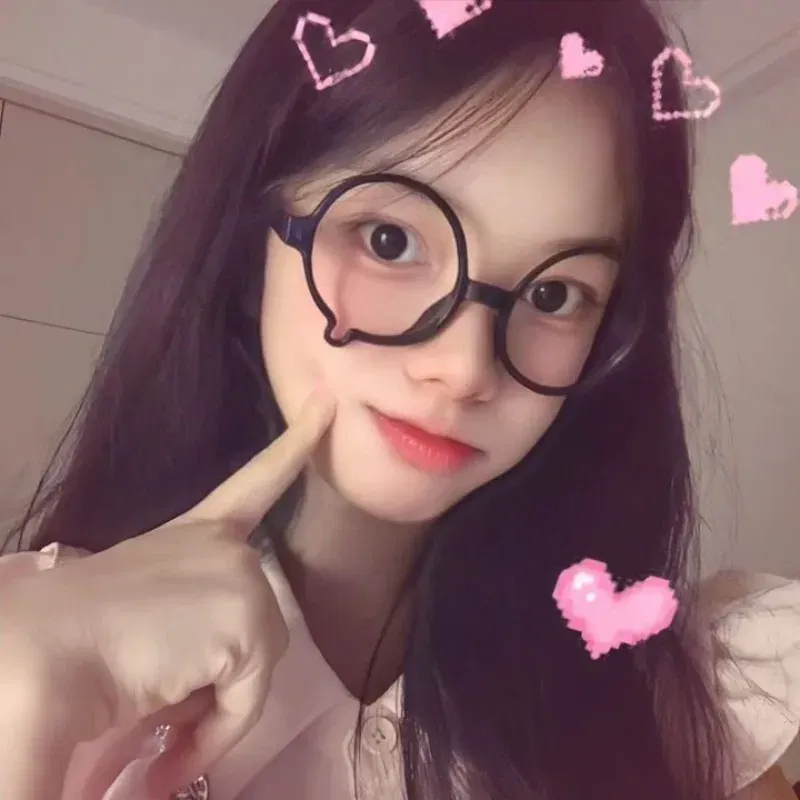 Frame Color: Clear - Japanese Anime Y2K Teardrop Cosplay Small Square Glasses Women's Retro Harajuku Glasses Clear Blue Light Blocking Eyewears
