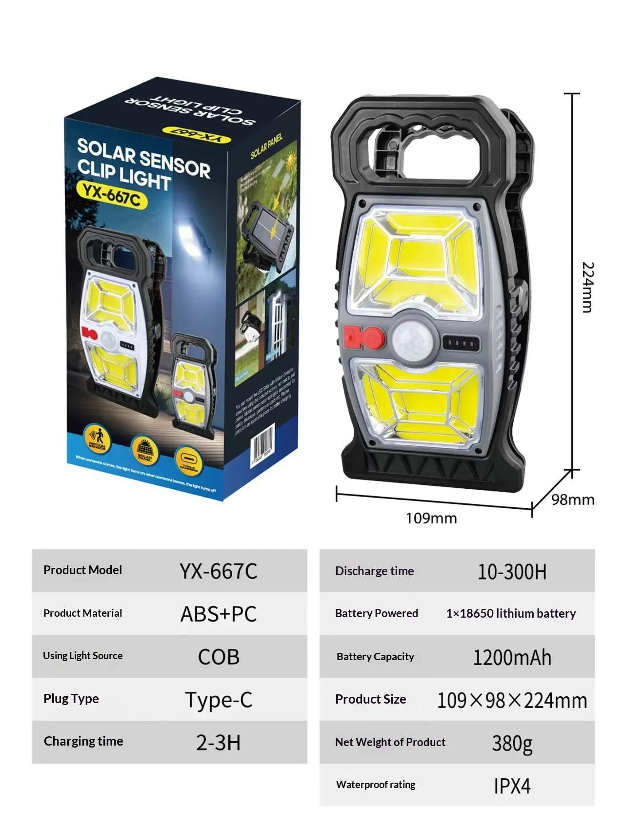 Outdoor Motion Sensor Light