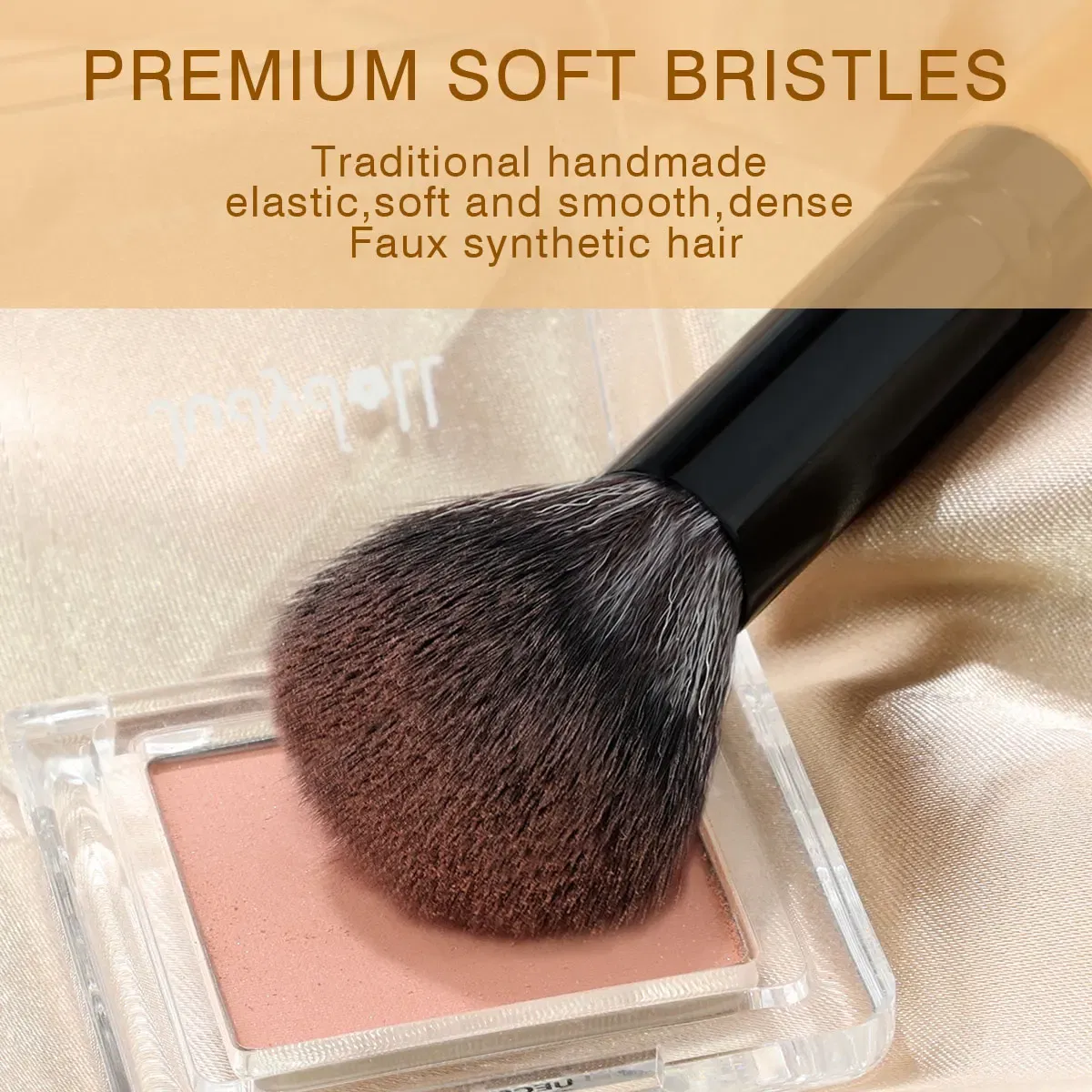 Handle Color: Black, Ships From: United States - Kaizm 32pcs Natural Hair Makeup Brushes Set Cosmetic Foundation Powder Eyeshadow Eyebrow Premium Wooden Make Up Brush Tools Kits