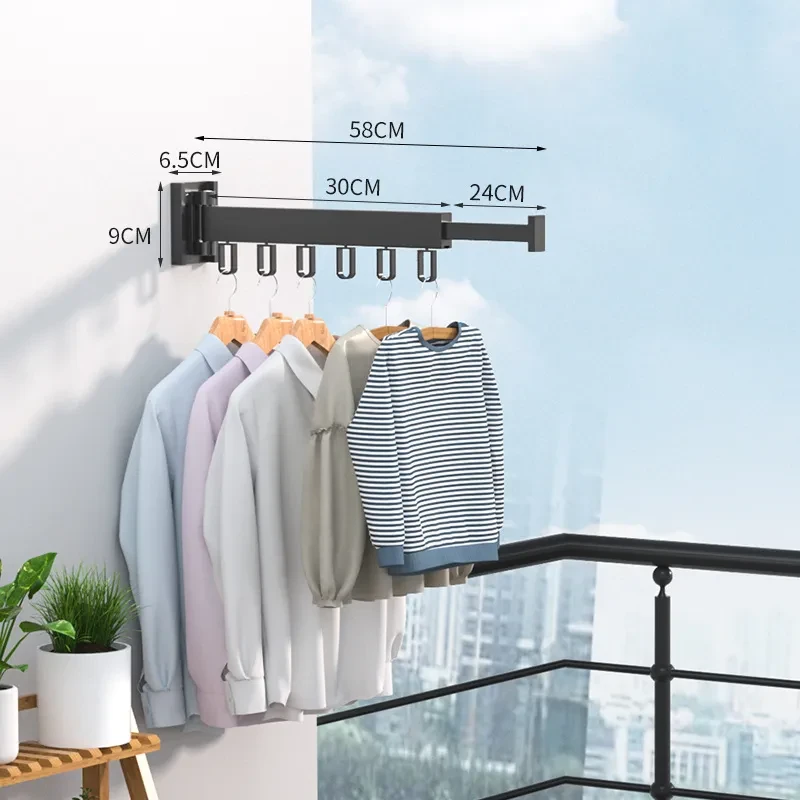 Outdoor Wall Mounted Washing Line