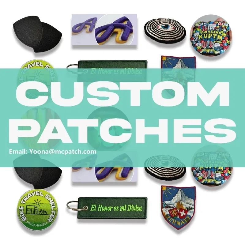 Custom Handmade 3D Embroidered Patches – Personalize Your Style with High-Quality Iron-On Patches
