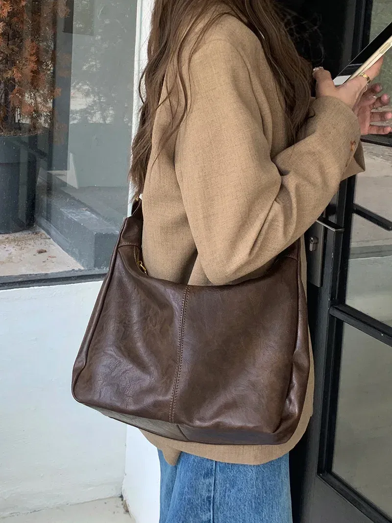 Color: Brown, Ships From: CHINA - tote bag waterproof women handbags crossbody bag bags women handbags ladies business handbags for women free shipping casual