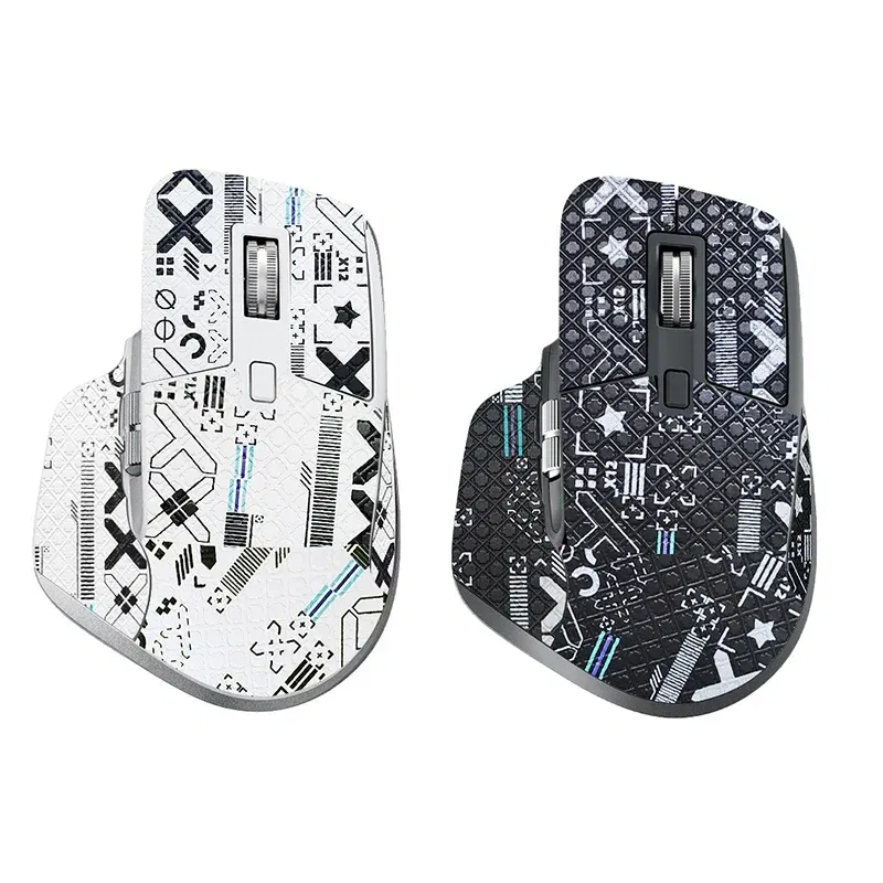 Color: Amber - Full Set DIY Mouse Skin Skates Side Stickers Anti-slip Tap for Logistic MX Master 3 3S Game Mouse DIY Handmade Mouse Skate