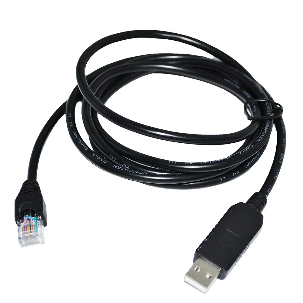 Color: black, Cable length: 5M, Ships From: CN - ORIGIN FT232RL CHIP USB TO RJ45 PLUG RS232 CONVERTER SERIAL COMMUNICATION CONSOLE DEBUG CABLE FOR PYLONTECH LI-ION BATTERY TO PC