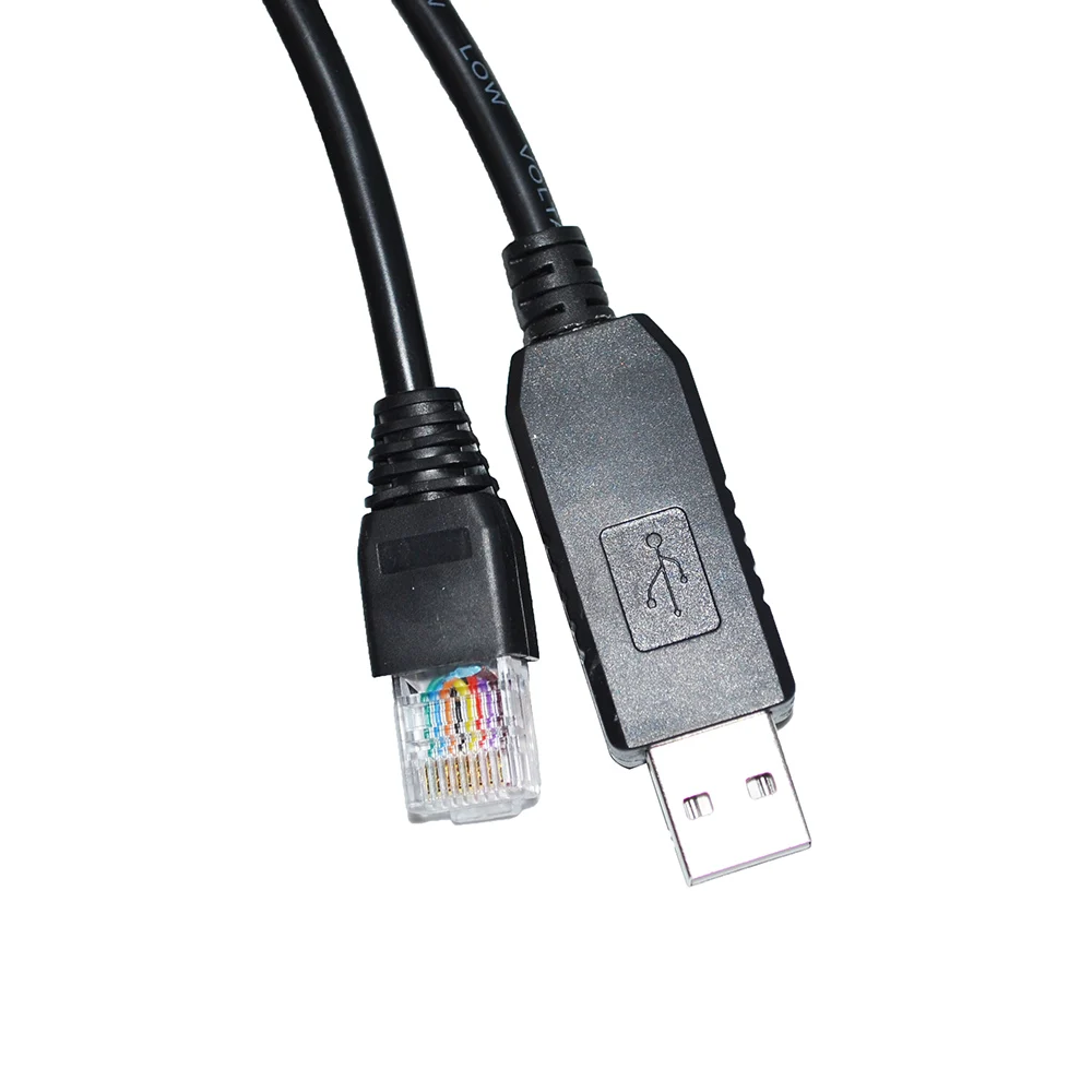 Color: black, Cable length: 5M, Ships From: CN - ORIGIN FT232RL CHIP USB TO RJ45 PLUG RS232 CONVERTER SERIAL COMMUNICATION CONSOLE DEBUG CABLE FOR PYLONTECH LI-ION BATTERY TO PC