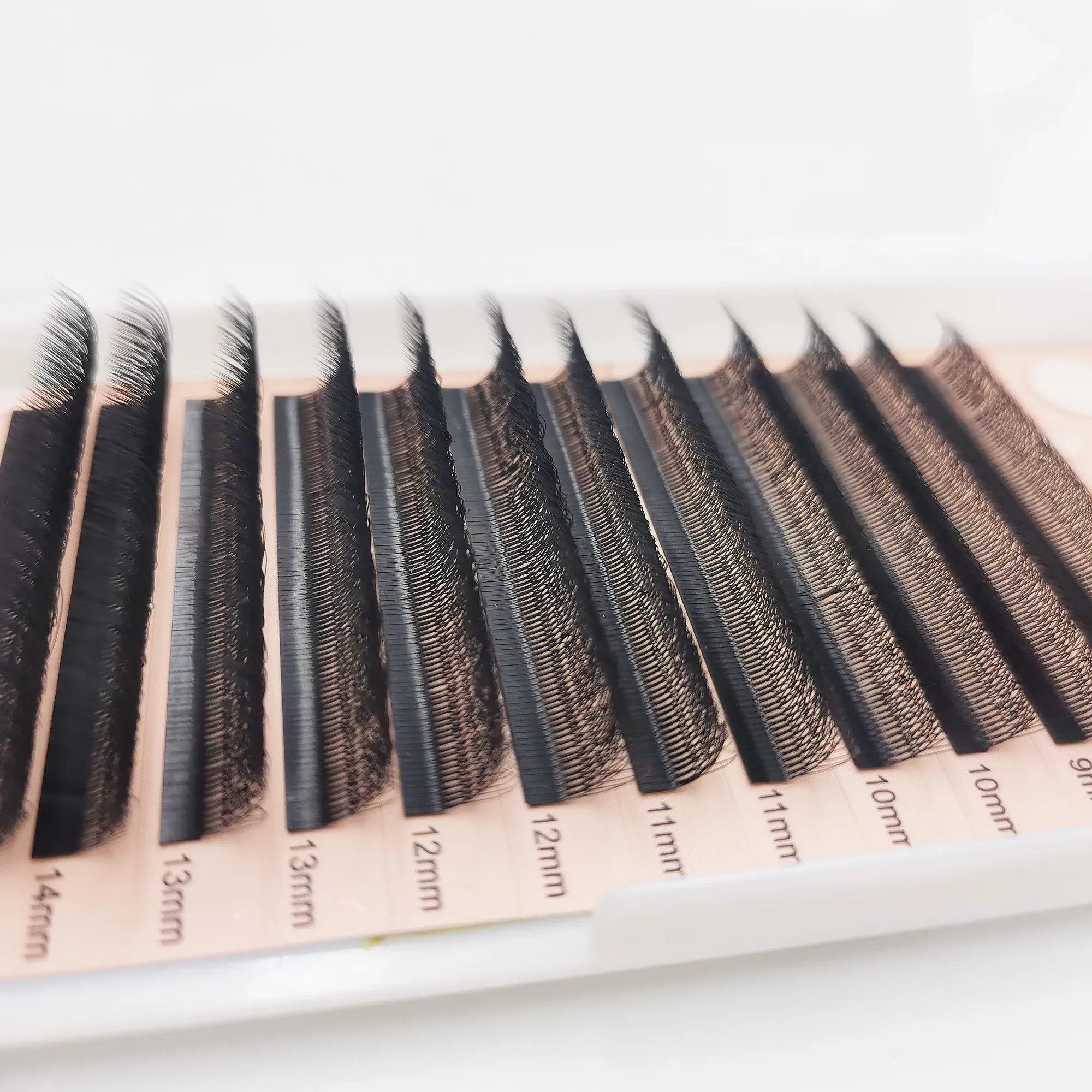 Curl: D, Thickness: 0.07mm, Length: 10mm - Supmacio Eye Lash Extensions 5D Mix Bouquets Volume 0.07 C D Extensao De Cilios 5D  Eyelashes Wire
