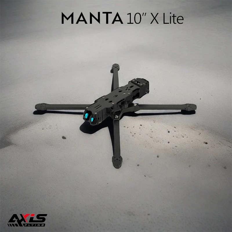 Color: Yellow - Axisflying Manta 10 X Lite 10inch FPV / BNF / Long Range / Heavy Payload / Cinematic Drone Analog 5.8G VTX 402mm Wheelbas ?»?