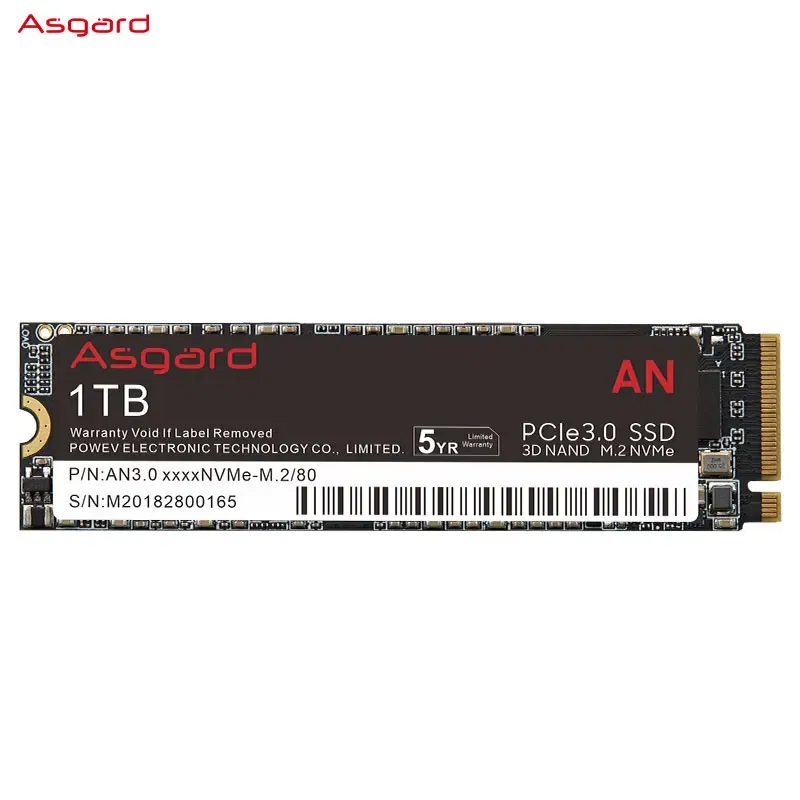 SSD Capacity: 500GB - Asgard 512GB 1TB 2TB M.2 SSD M2 512gb PCIe NVME 512GB 1TB 2TB Solid State Drive 2280 Internal Hard Disk for Laptop Cache
