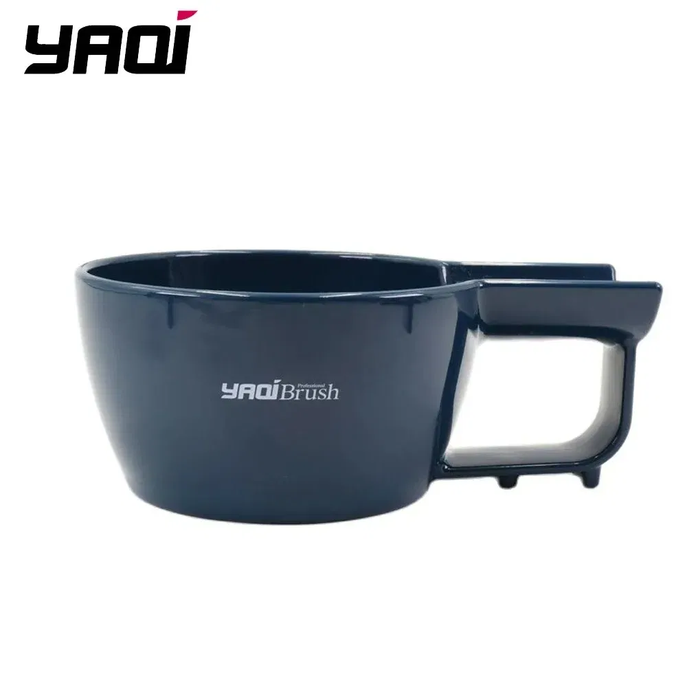 Color: Gold - Yaqi High Quality Dark Blue Color Plastic Shaving Bowl For Men Shaving Brush