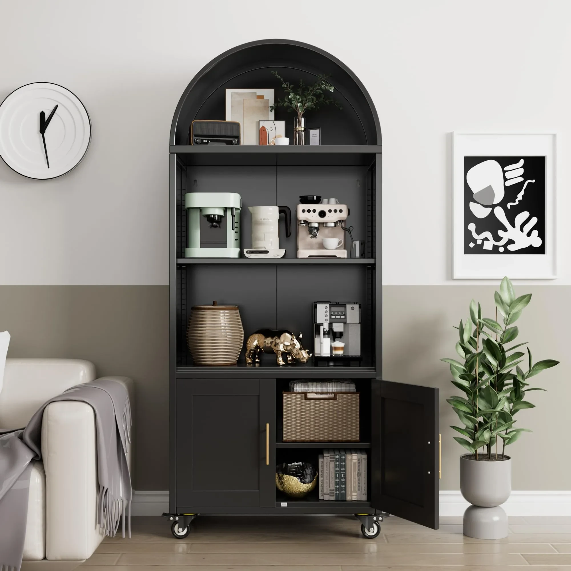 Black Bookshelf
