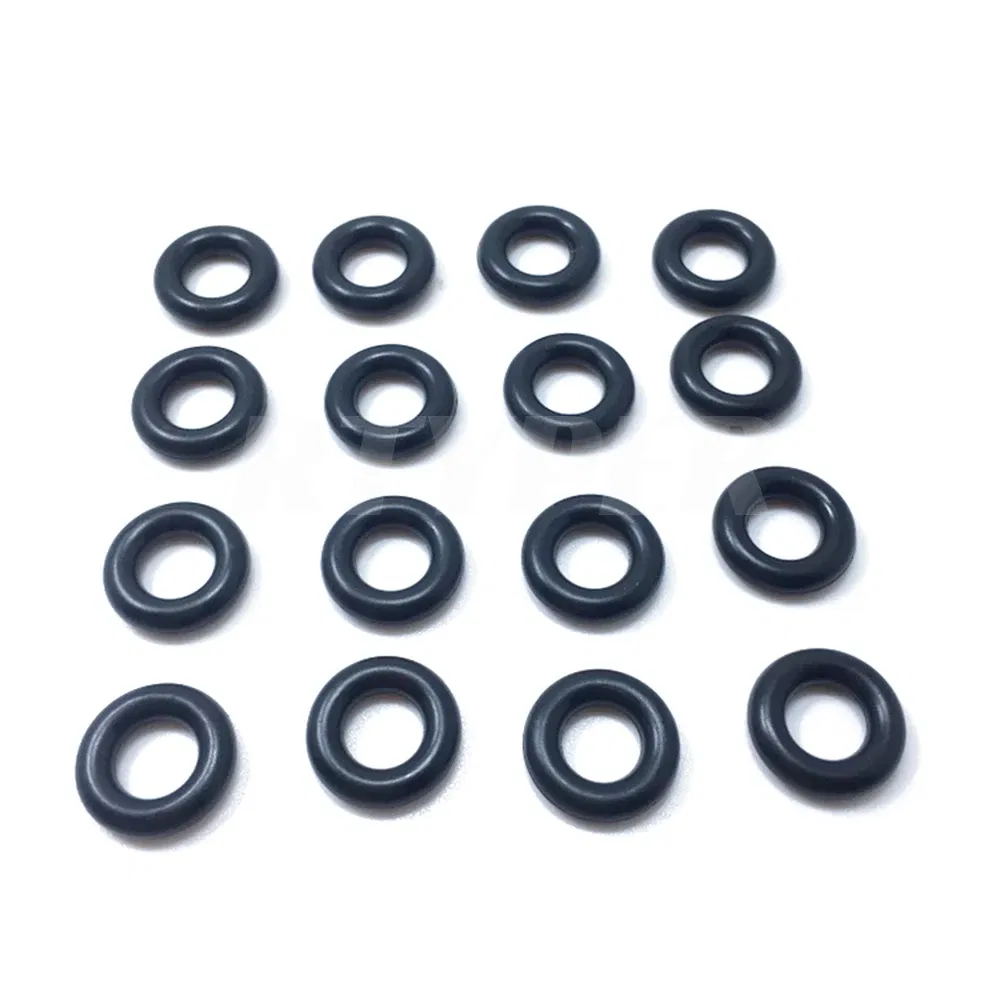 Color: green - 100pieces Universal Rubber Orings 7.52*3.53 21018 For Bosch 1280210796 Audi A4 S4 BMW