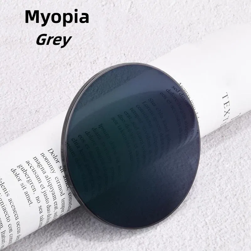 Lenses Color: green, Lens Index: 1.67 - FIRADA 1.56 1.61 1.67 1.74CR-39 Scratch-Resistant Aspherical Optical Prescription Myopia Reading Photochromic Sunglasses Lens