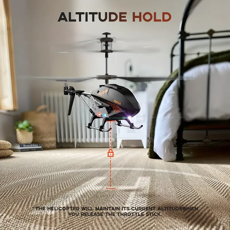 SYMA Q20 Remote Control Helicopter - One Key Take Off/Landing, 3.5 Channel with Gyro Stabilizer, Indoor UFO RC Toy