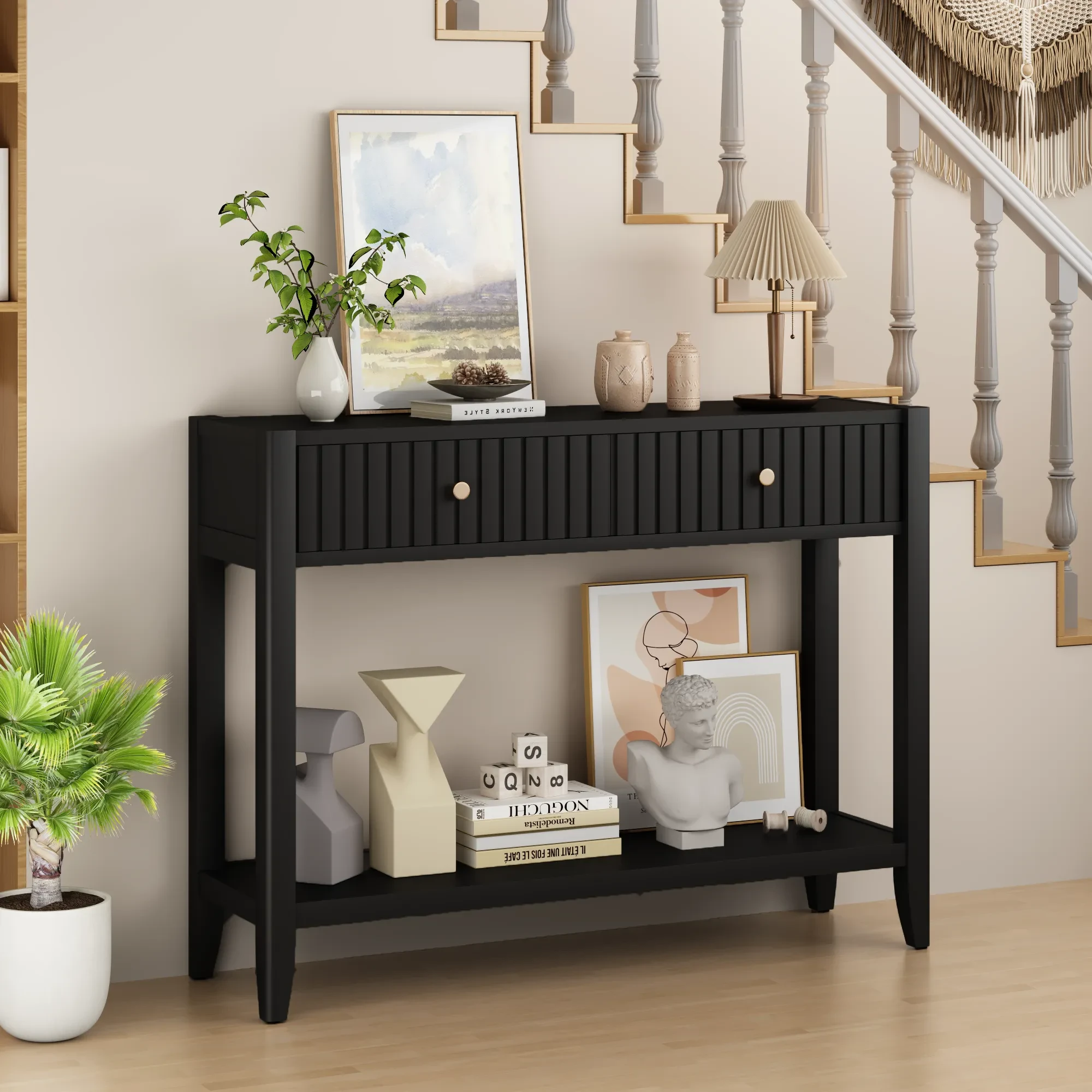 Black Console Table
