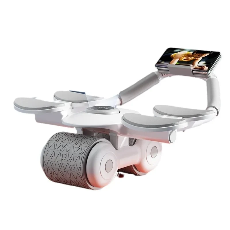 Unisex Abdominal Wheel - Automatic Rebound Abdominal Roller