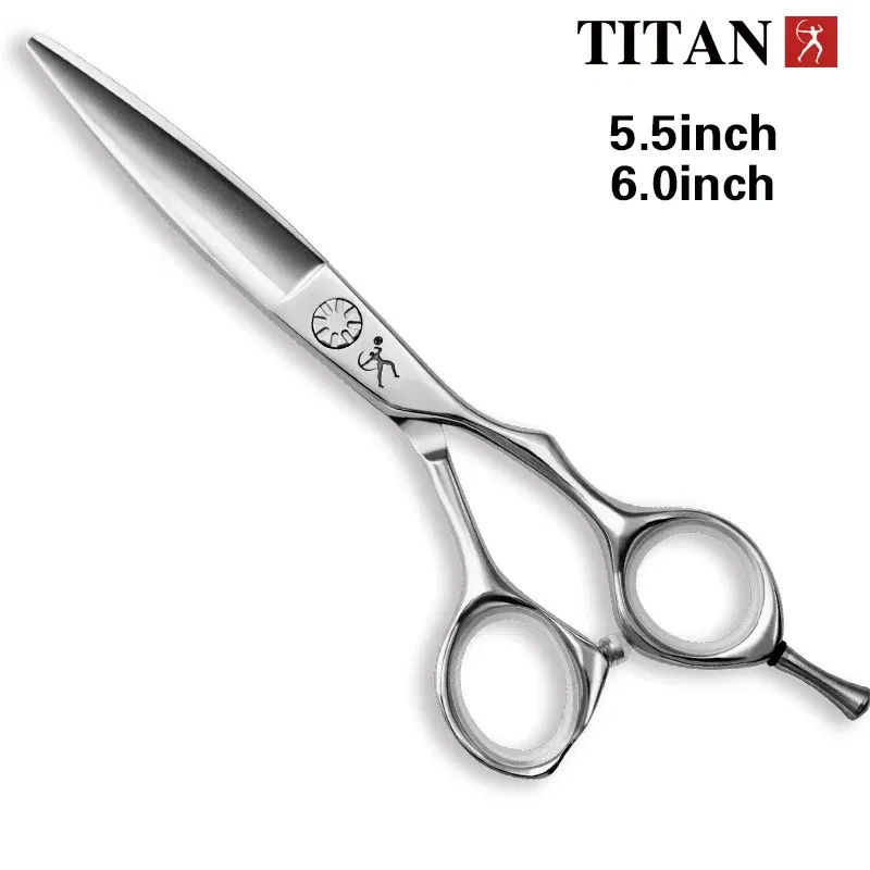 Color: Red - Titan high quality cutting scissors beard ball screw hand made sharp VG10 steel hair