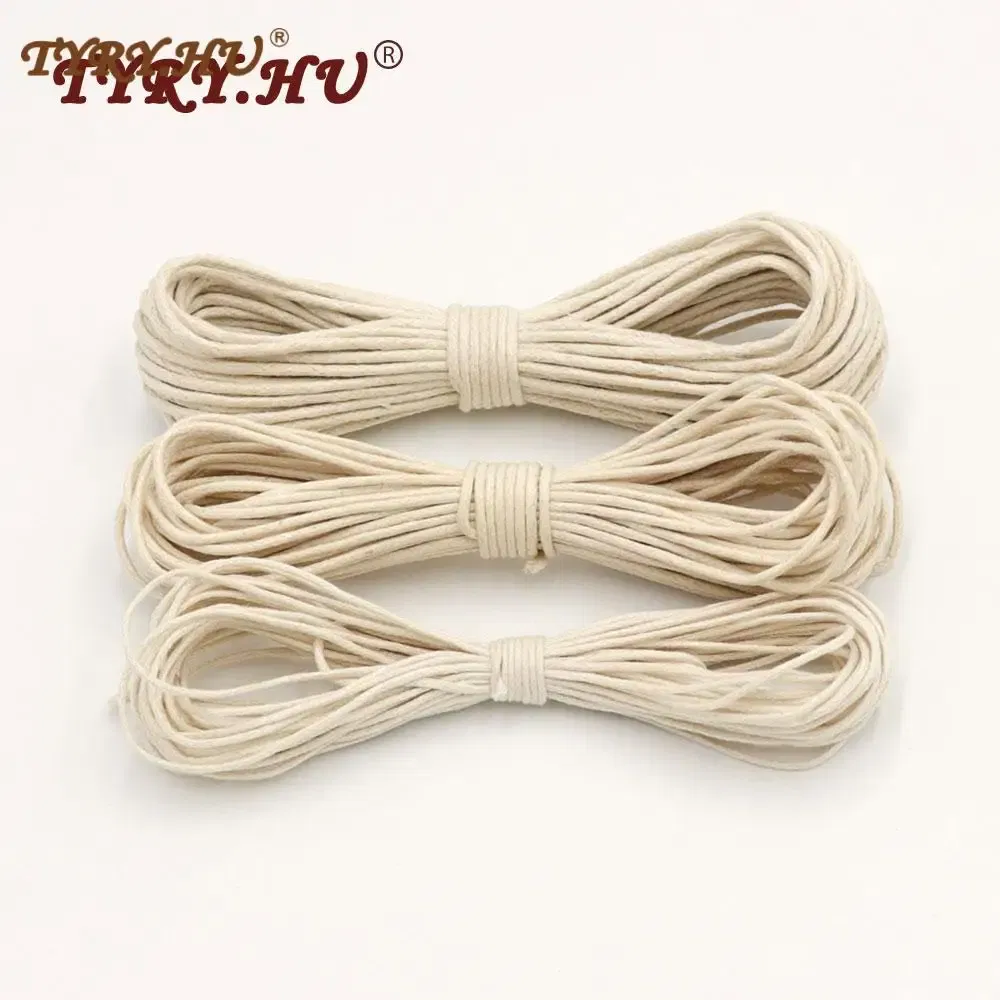 Waxed Cotton Cord Baby Teether Accessories 10m Rope Waxed Twisted String Thread Line For DIY Jewelry Making
