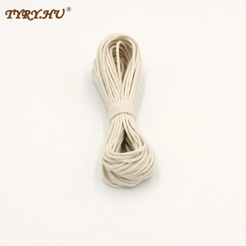 Waxed Cotton Cord Baby Teether Accessories 10m Rope Waxed Twisted String Thread Line For DIY Jewelry Making
