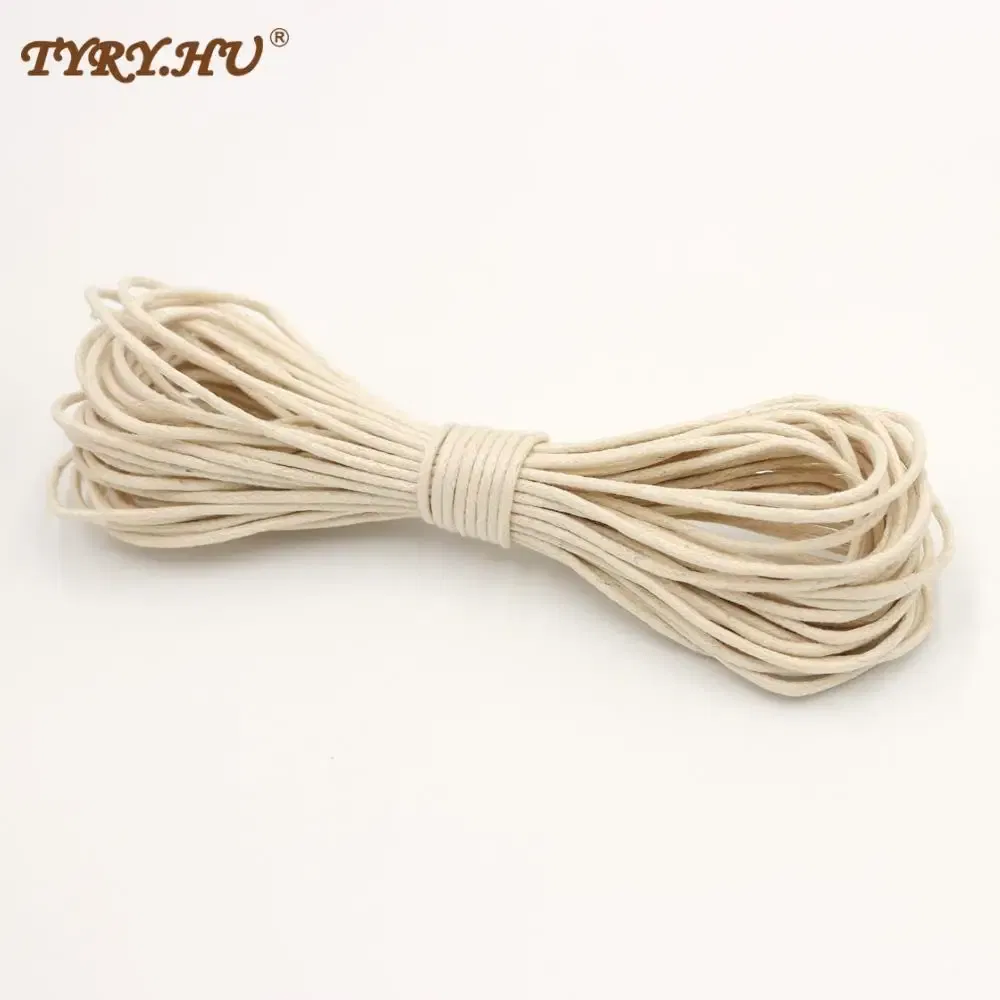 Waxed Cotton Cord Baby Teether Accessories 10m Rope Waxed Twisted String Thread Line For DIY Jewelry Making