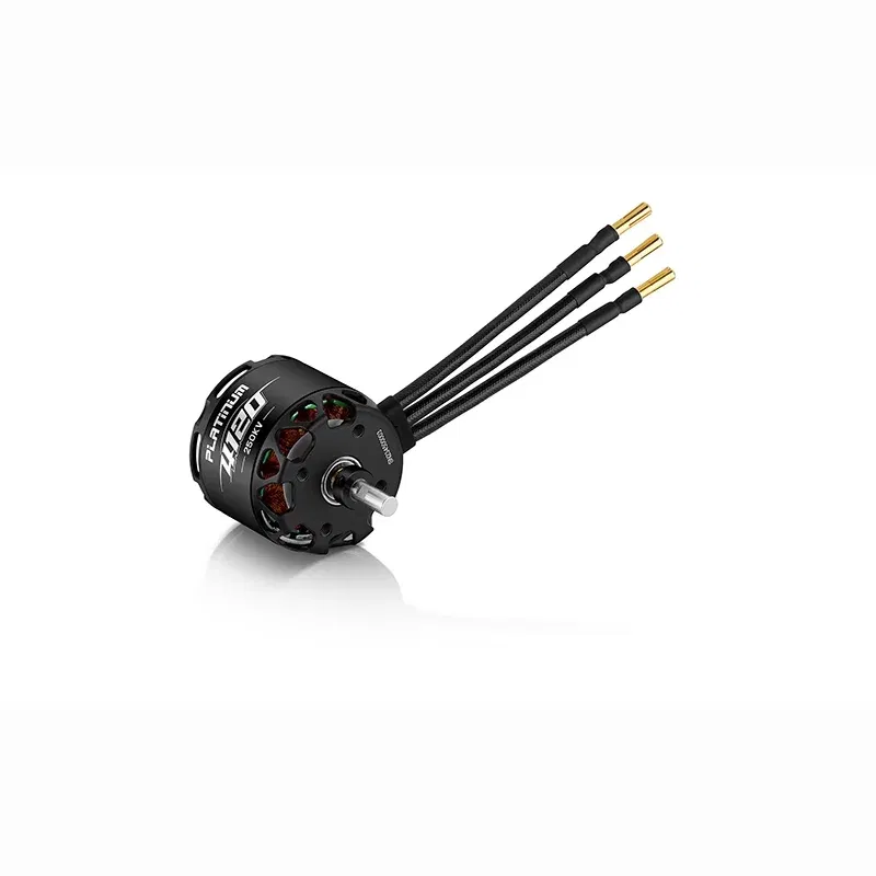 Color: Yellow - Hobbywing Platinum 4120 4125 4130 41 Series fixed wing Brushless Motor High efficiency / strong performance For Rc Model Parts