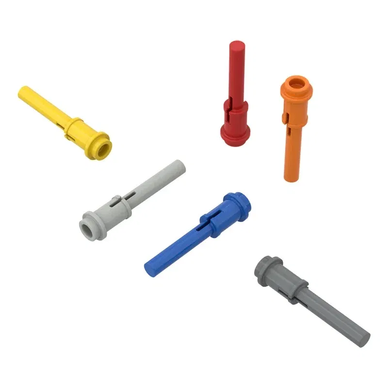 Color: black, Size: S - 10PCS 61184 Pin 1/2 with 2L Bar Extension Building Block Moc Technical Compatible with Brick DIY Children's Toy