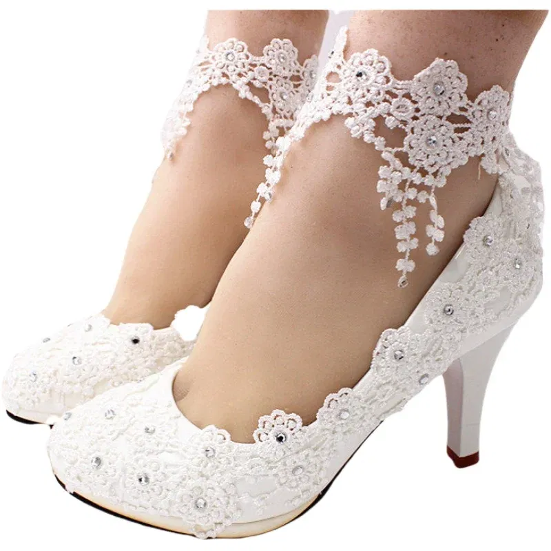 Color: WHITE, Shoe Size: 42 - Whitefemmes bottes with high heels women's shoes 2020 botas mujer Women heelsBH0709