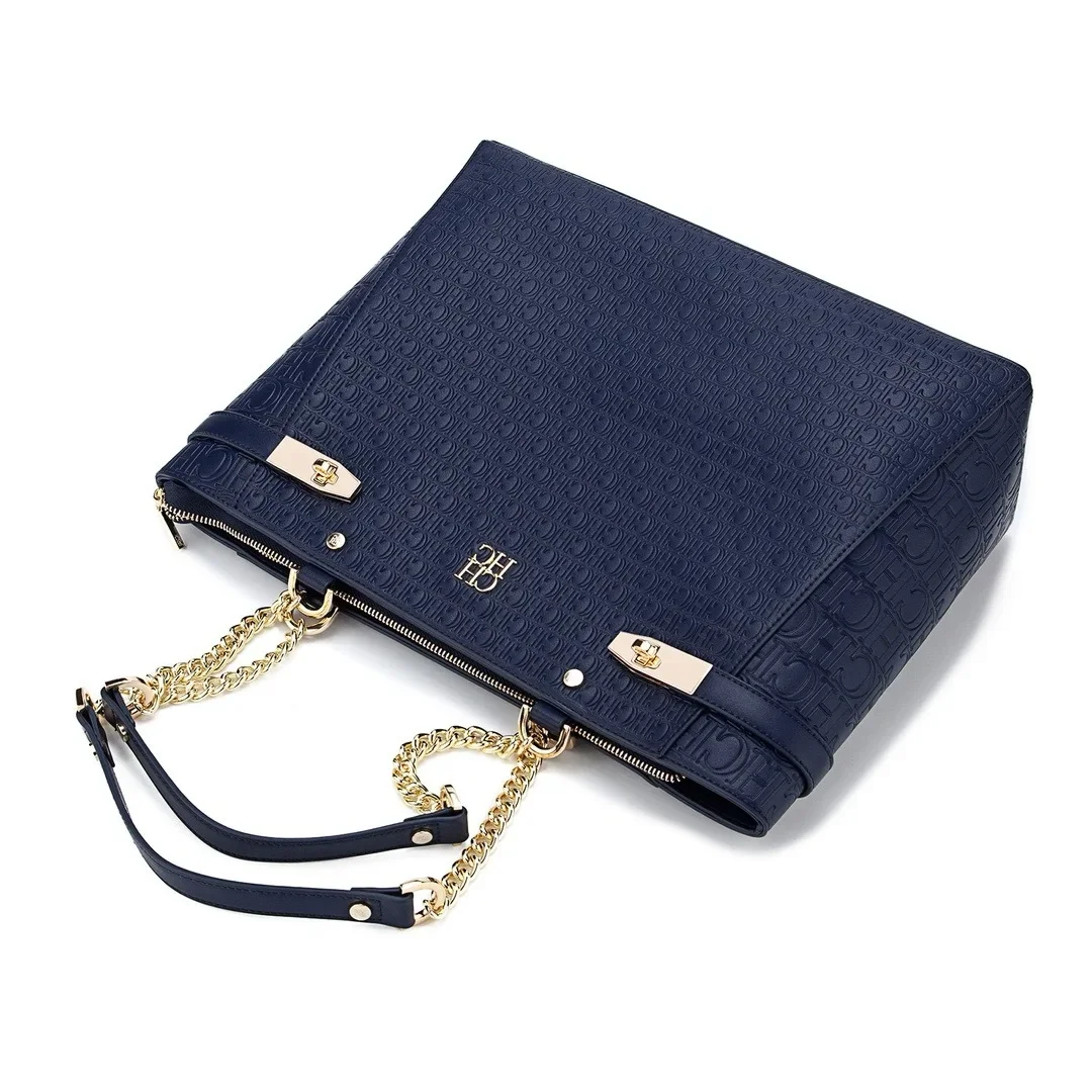 Color: WHITE - 2025 Women Shopper Tote Bag Featuring Fashionable Solid Color Commuter Design And Letter Logo Luxury