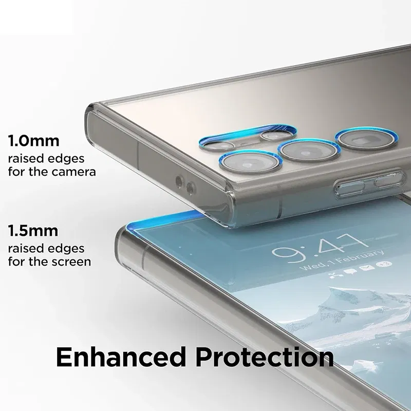 Material: Cotton - Ultra Thin Clear Silicone Soft TPU Case For Samsung Galaxy S25 Ultra S24 S23 S21 S20 FE S22 Ultra Plus Bumper Capa Cover Fundas