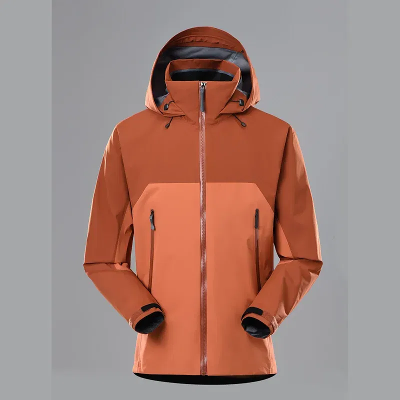 Color: Brown, Size: XL - ARC Outdoor Men's and Women's, Fashionable, Windproof and Waterproof, Mountaineering, Breathable, Travel, Camping, Windbreaker