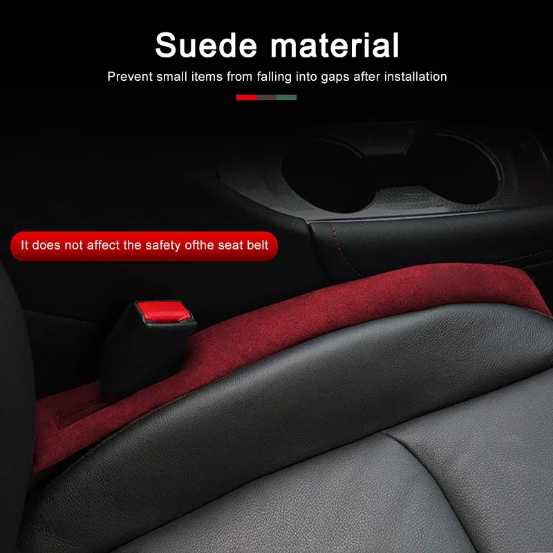 Color Name: Red, Size: s, Ships From: CHINA - 2pcs Car seat gap stuffing strips, anti-leakage and anti-falling gap stuffing strips, suede edge, gap filling strips, interior